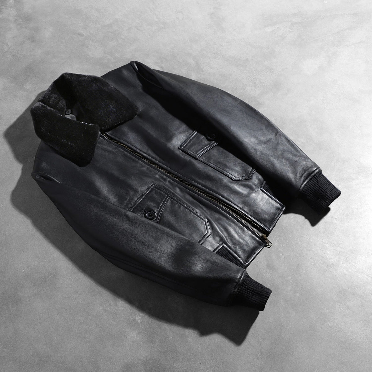 Stella G-1 Blouson Bomber en Cuir pour Femme – Vue produit alternative 8