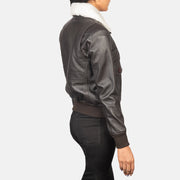 Stella G-1 Blouson Bomber en Cuir pour Femme – Vue produit alternative 5