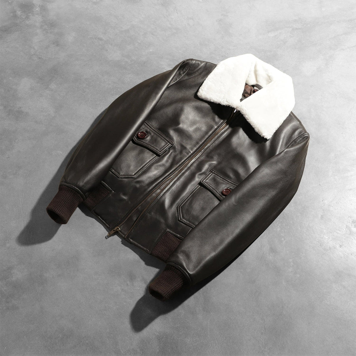 Stella G-1 Blouson Bomber en Cuir pour Femme – Vue produit alternative 8