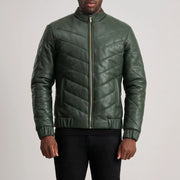 Travis Veste en Cuir pour Homme – Vue produit alternative 4