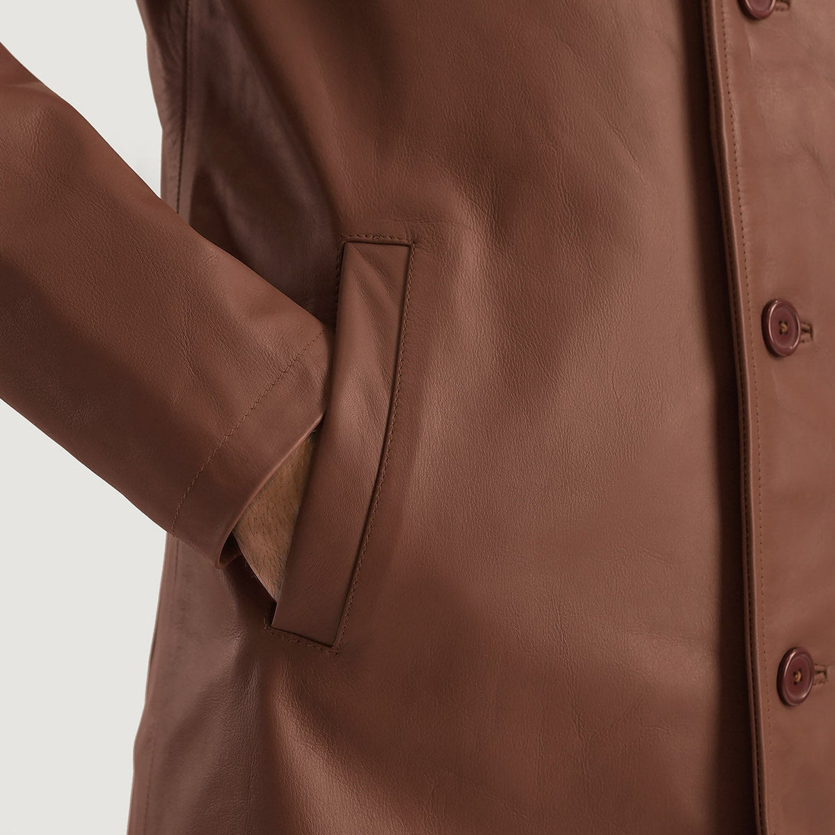 
Vue intérieure Showing Quilted Polyester Lining & Deux poches intérieures fonctionnelles