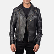 Cuir de vachette véritable Grain Texture &amp; Heavy-Duty Seam Stitching Detail