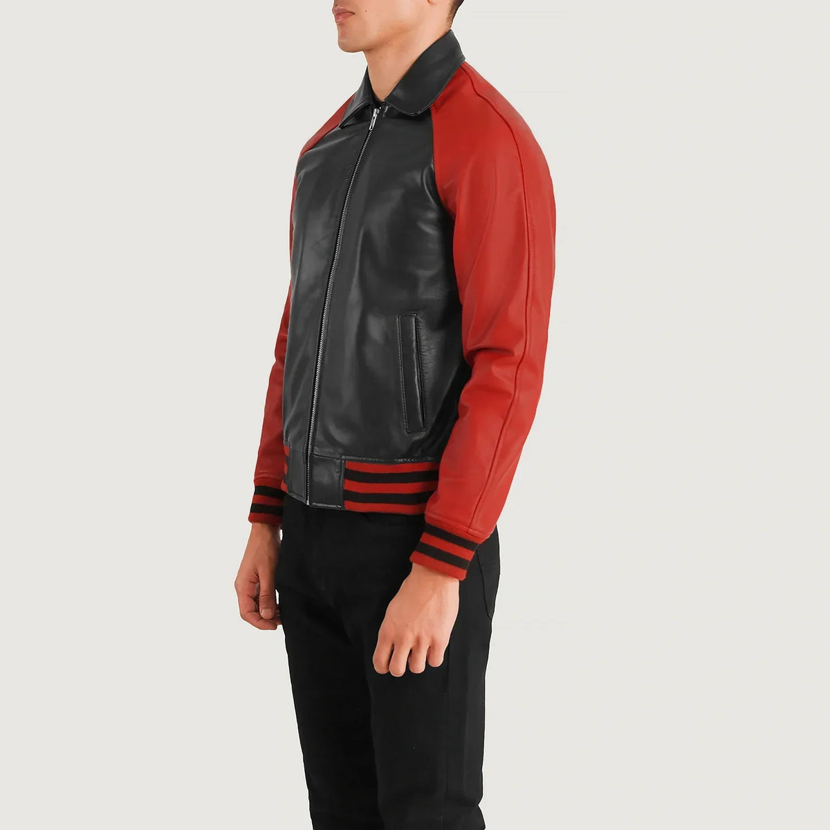 
Walton Varsity Veste en Cuir pour Homme – alternate product view 2