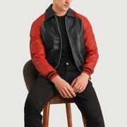 
Walton Varsity Veste en Cuir pour Homme – alternate product view 3