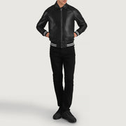 
Walton Varsity Veste en Cuir pour Homme – alternate product view 3