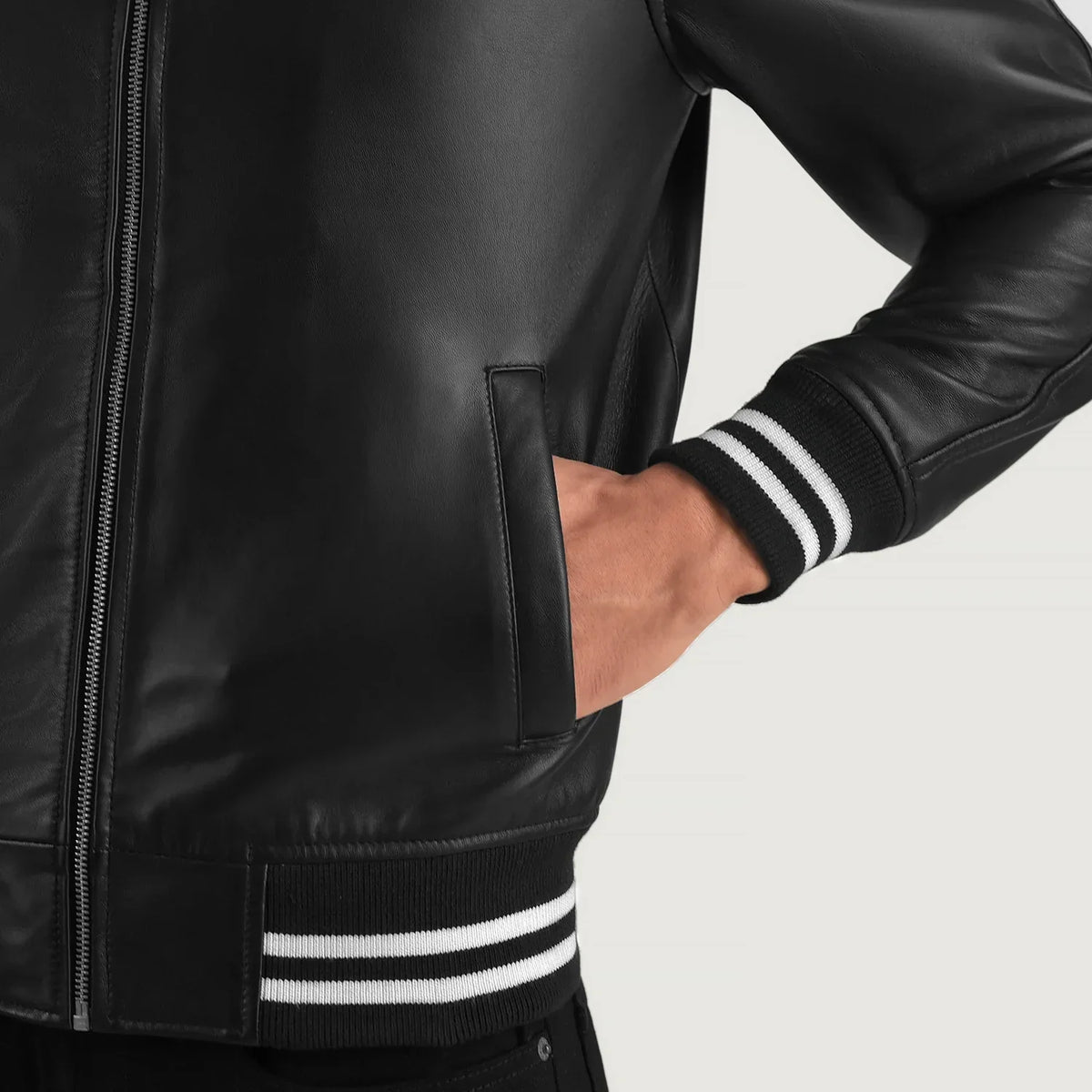 
Walton Varsity Veste en Cuir pour Homme – alternate product view 6