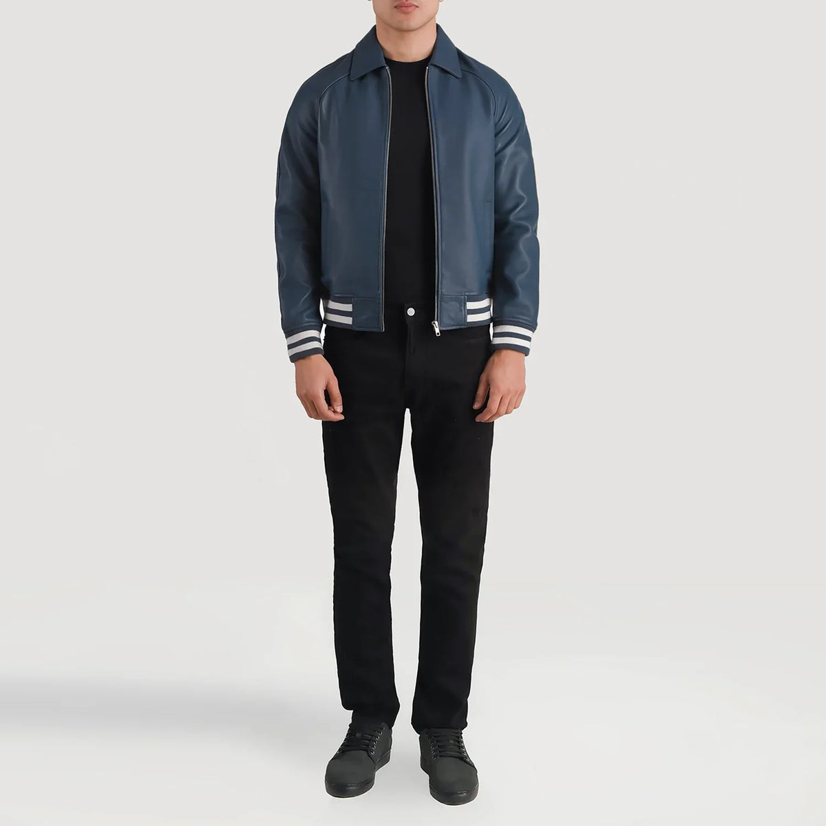 
Walton Varsity Veste en Cuir pour Homme – alternate product view 4