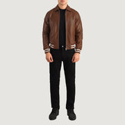
Walton Varsity Veste en Cuir pour Homme – alternate product view 2