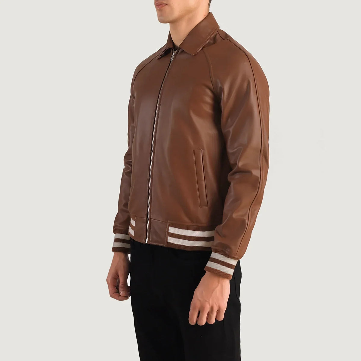 
Walton Varsity Veste en Cuir pour Homme – alternate product view 3