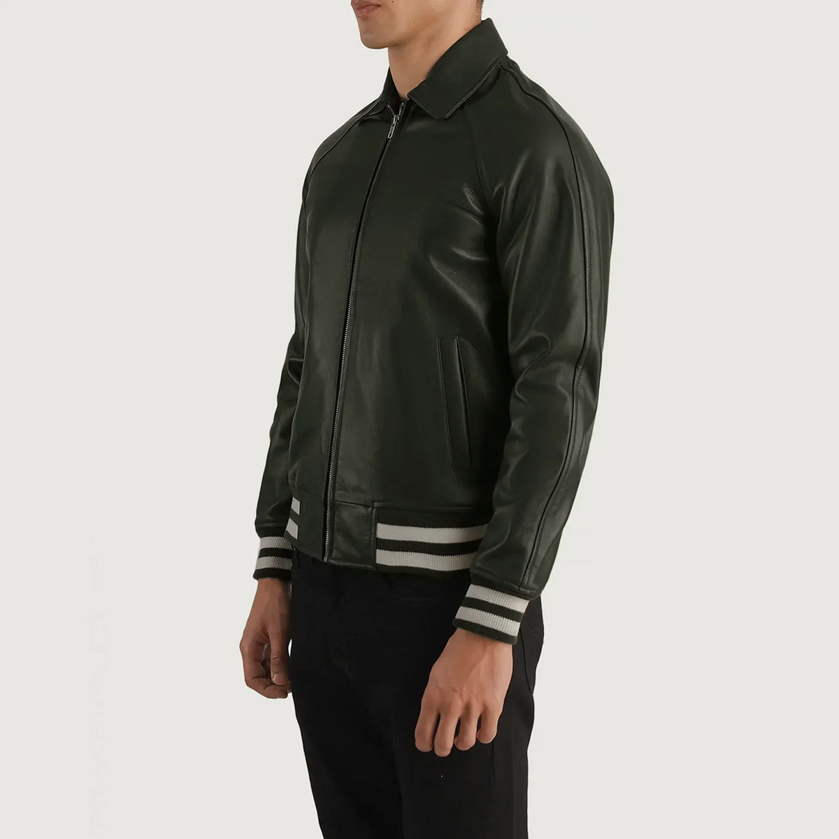 
Walton Varsity Veste en Cuir pour Homme – alternate product view 2