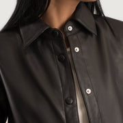 Zenith Shirt Veste en Cuir pour Femme – Vue produit alternative 6
