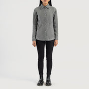 Zenith Shirt Veste en Cuir pour Femme – Vue produit alternative 3