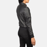 
Zenna Blouson Bombardier en Cuir pour Femme – alternate product view 5