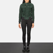 
Zenna Blouson Bombardier en Cuir pour Femme – alternate product view 3