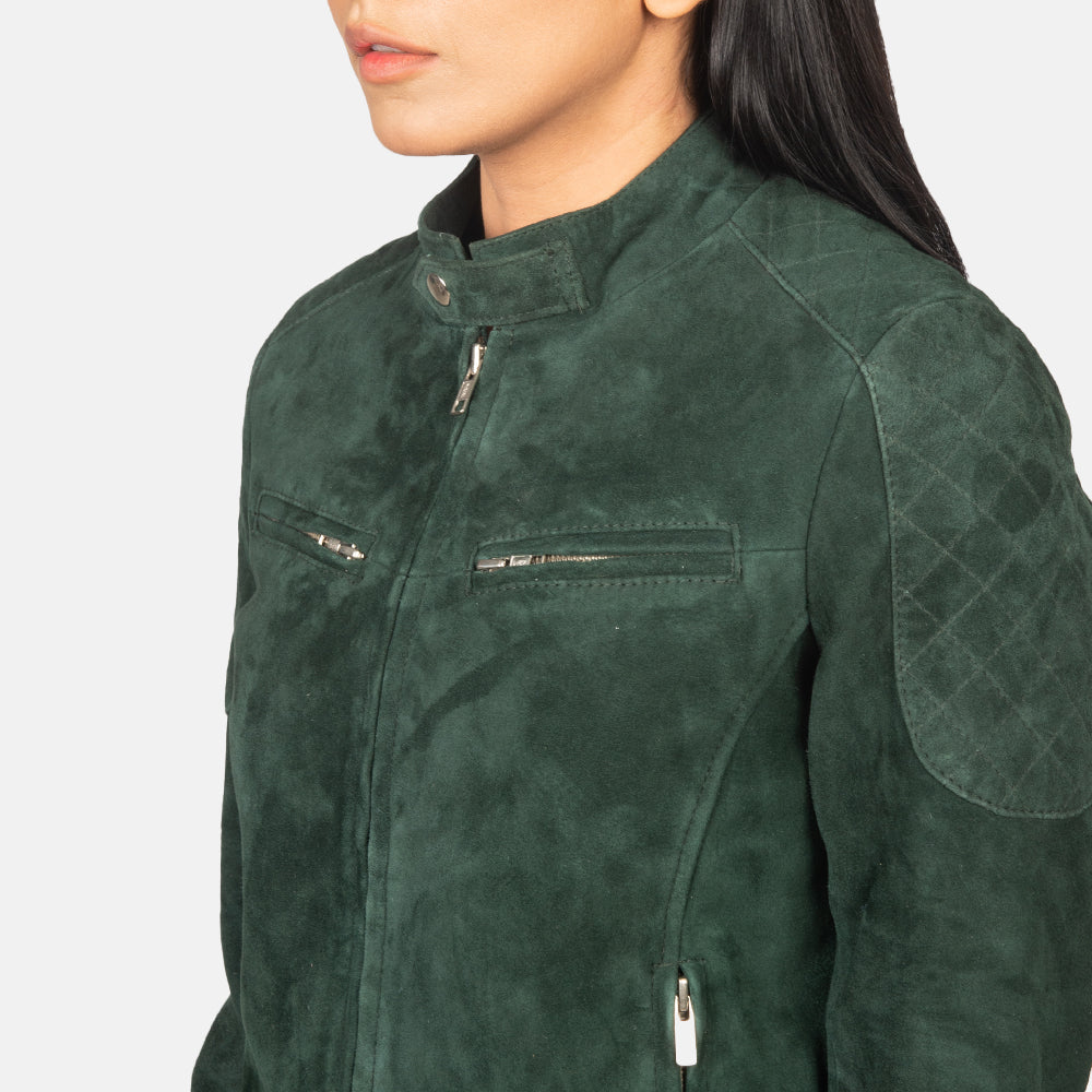 
Zenna Blouson Bombardier en Cuir pour Femme – alternate product view 6