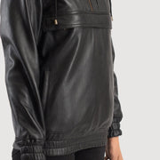 Zest Hooded Pullover Veste en Cuir pour Femme – Vue produit alternative 4