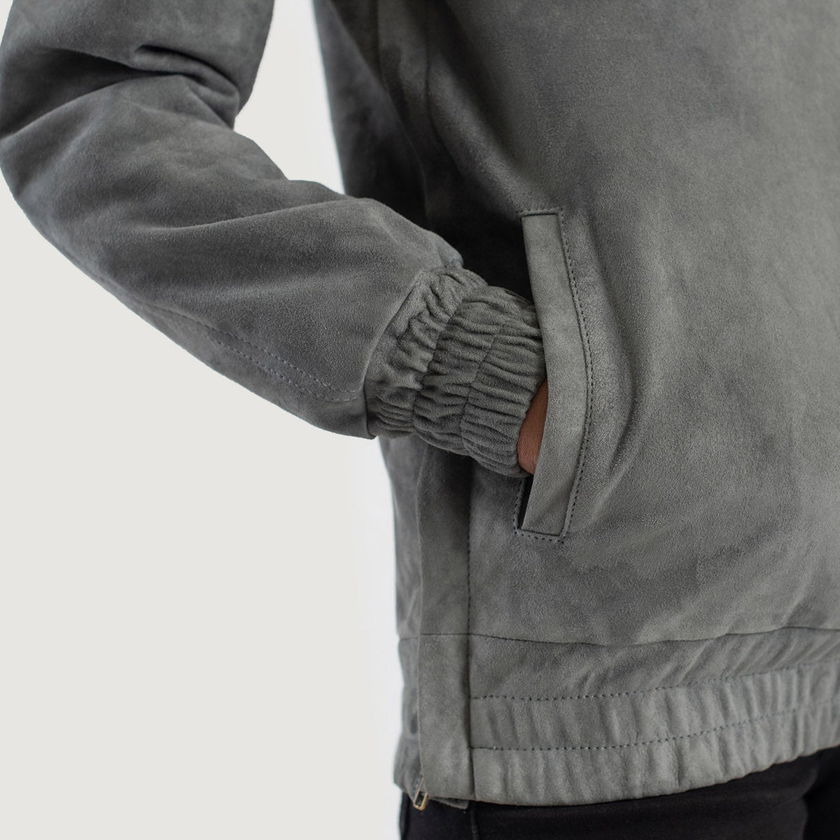Zest Hooded Pullover Veste en Cuir pour Femme – Vue produit alternative 6